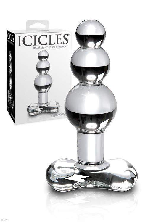 4.25" Glass Anal Plug
