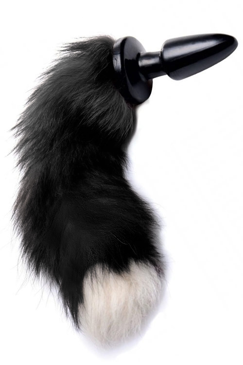 4.5" Fluffy Fox Tail Butt Plug