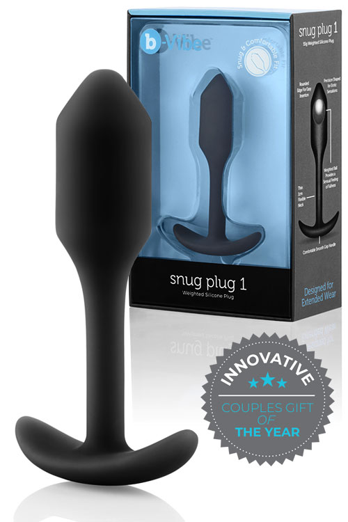 Weighted Silicone 3.4" Snug Butt Plug 1 (55g)