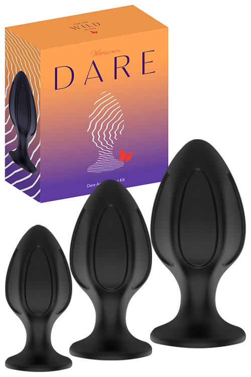 Dare 3 Piece Silicone Anal Training Kit