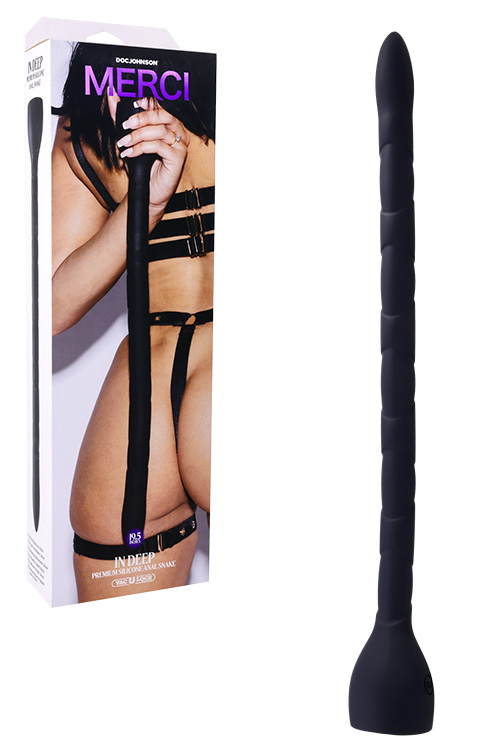 In Deep 19.5" Premium Silicone Anal Snake