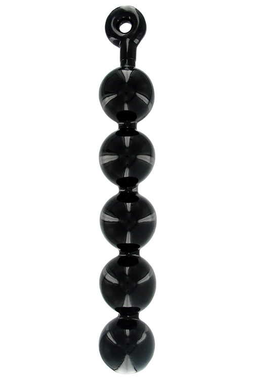 Black Baller 17.5" Large Anal Bead String