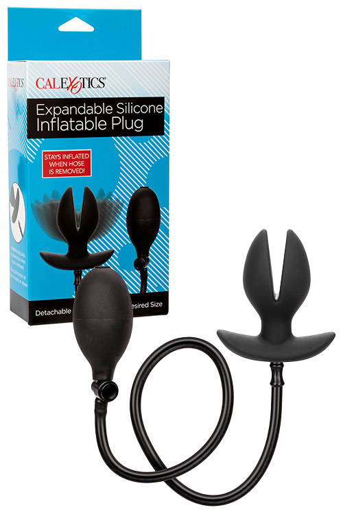 3" Expandable Silicone Inflatable Butt Plug