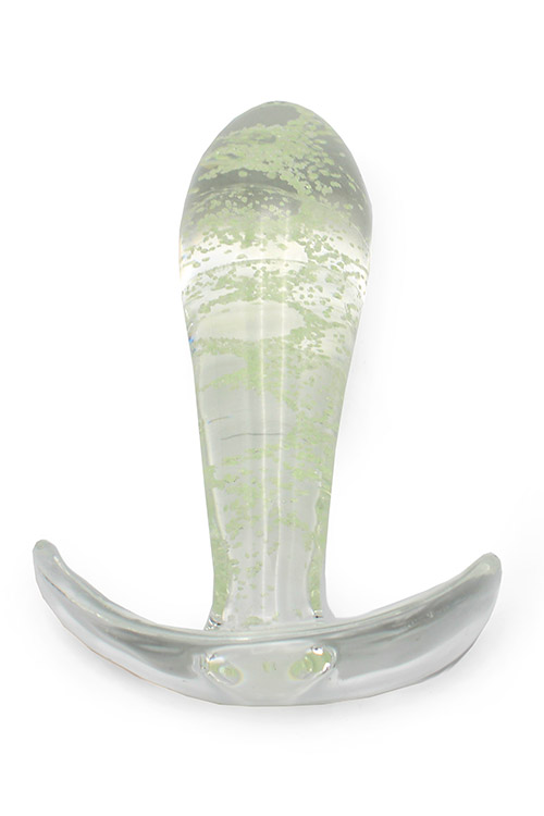 Glow in the Dark 3.1" Glass Butt Plug