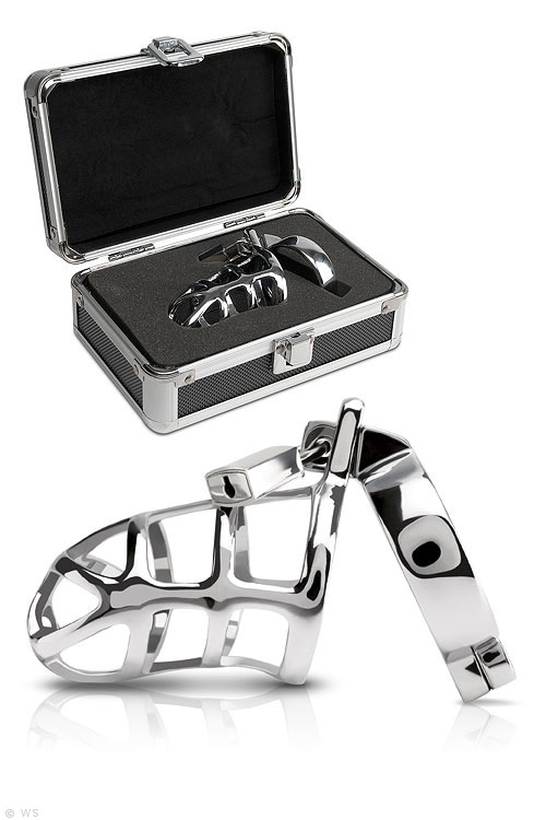 Metal Worx Polished Steel Cock Cage