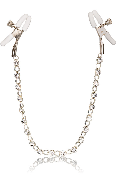 Crystal Chain Nipple Clamps