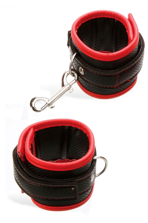 Detachable Vegan Leather Cuffs