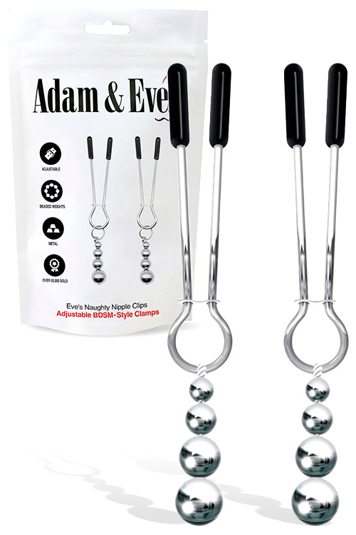Weighted Beaded Nipple Clamps