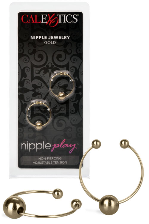 Non Piercing Nipple Rings (2 Pack)