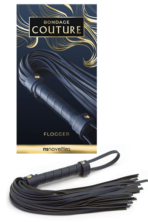 Bondage Couture Vegan Leather 22.6" Flogger