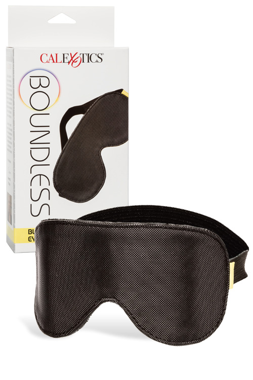 Boundless Vegan Leather Blackout Eye Mask
