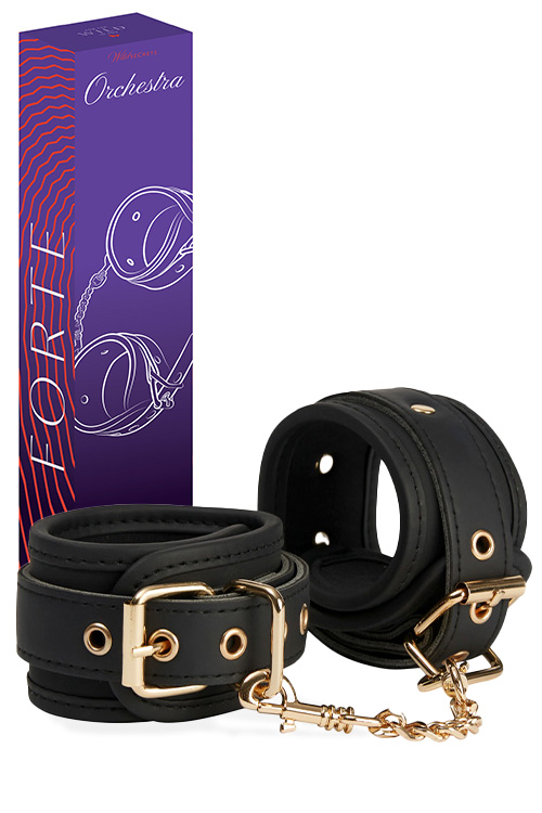 Forte Vegan Leather Wrist & Ankle Cuffs