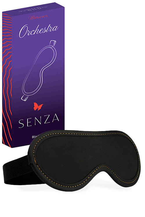 Senza Vegan Leather Blindfold