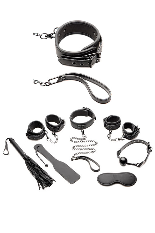 Master of Kink 10 Piece Deluxe Bondage Set