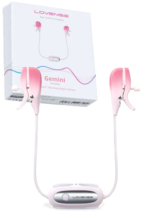 Gemini App Controlled Vibrating Nipple Clamps