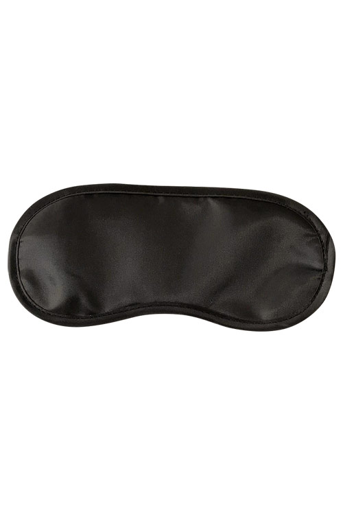 Black Satin Eye Mask