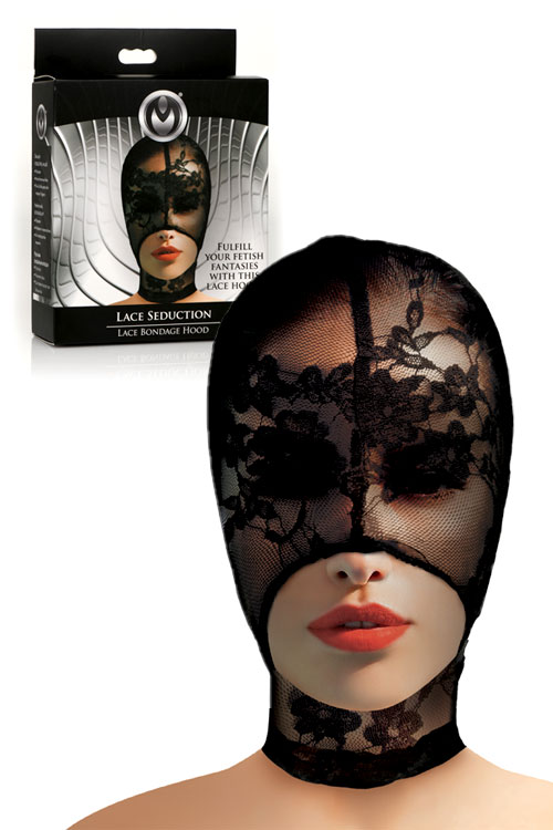 Lace Seduction Bondage Hood