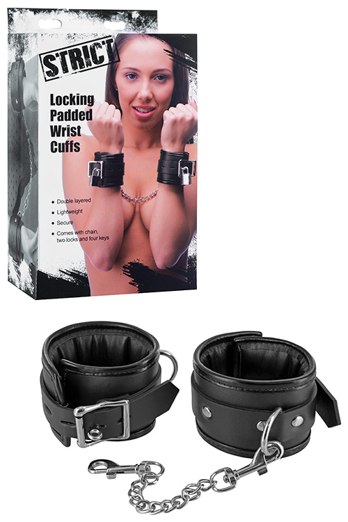 Locking Padded Wrist Cuffs