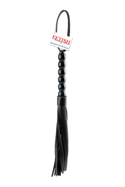 Fetish Fantasy Series 17" Beaded Cat o Nine Tails