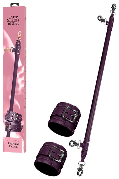 Entwined Passion 30.7" Spreader Bar & Ankle Restraint Set