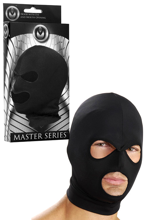 Spandex Hood With Eye And Mouth Holes