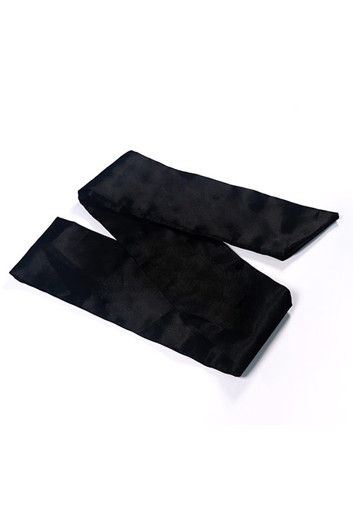 59" Versatile Black Satin Restraint