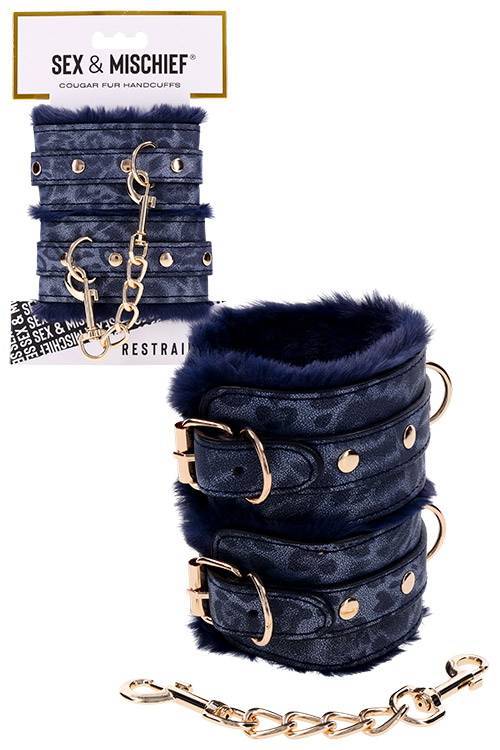 Cougar Faux Fur Handcuffs