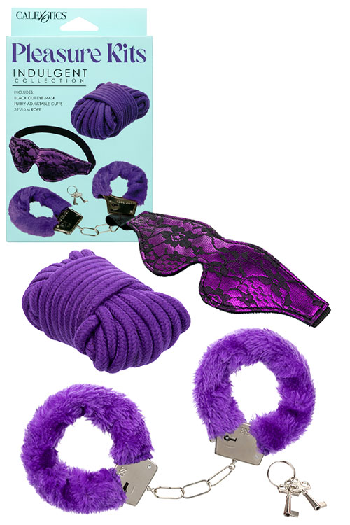 Pleasure Kits Indulgent Collection 3 Piece Restraint Kit