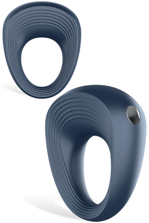 2.2" Vibrating Silicone Cock Ring