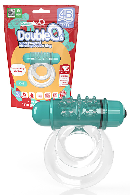 4B DoubleO 6 Vibrating Cock Ring