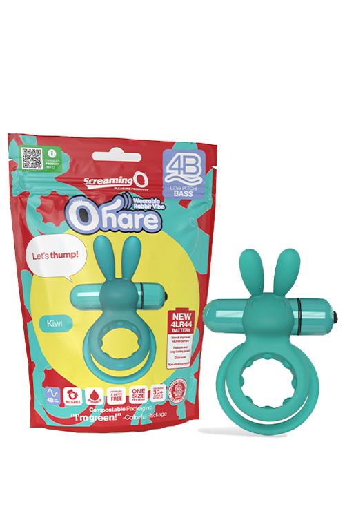 4B Ohare Strechy Vibrating Cock Ring with Clitoral Stimulator