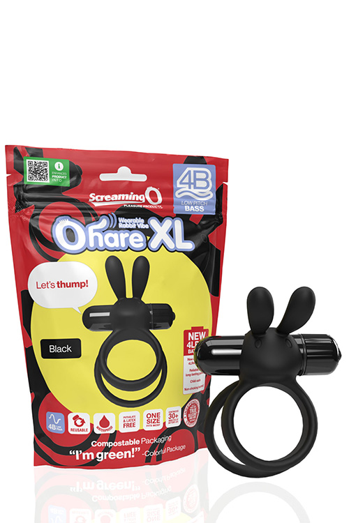 Ohare XL Stretchy Vibrating Cock Ring with Clitoral Stimulator