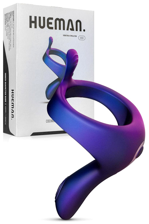 Solar 4.4" Vibrating Strap On Cock Ring
