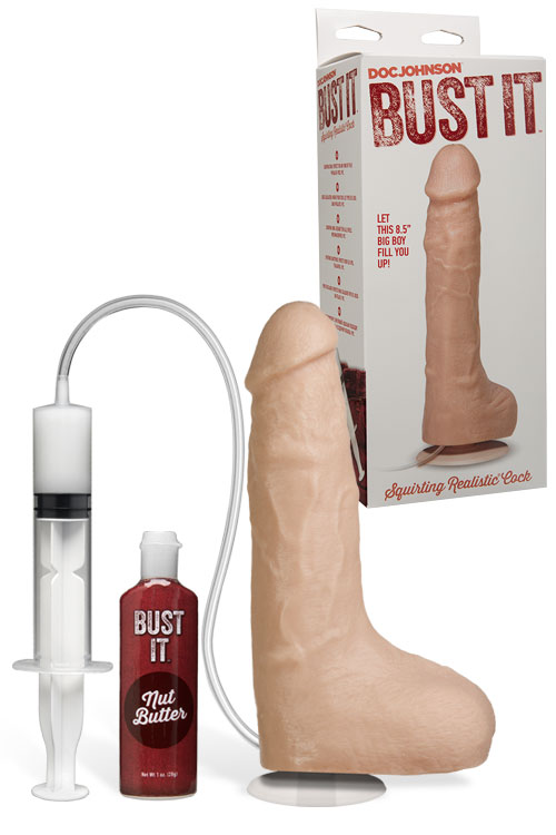 Bust It 8.5" Realistic Squirting Dildo