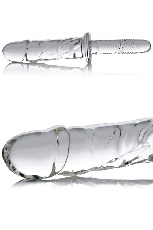 Textured 11.5 Glass Thruster with Handle