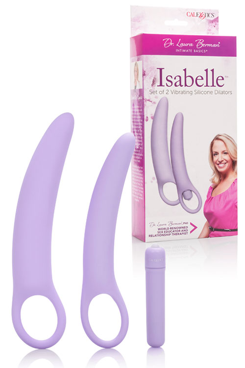 2 Pce Vibrating Silicone Dilator Set