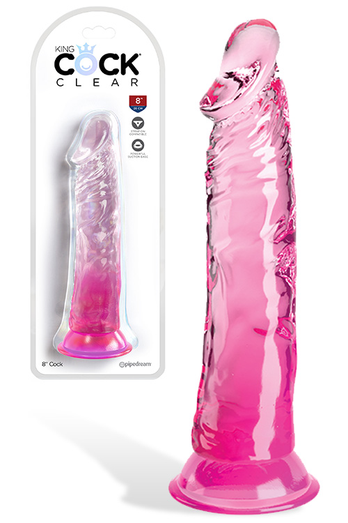 King Cock 8" Dildo with Suction Base