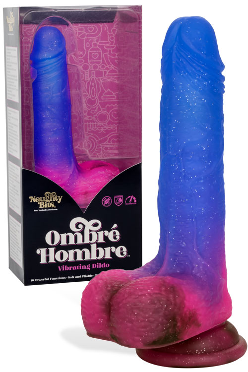 Ombré Hombre 7.5" Vibrating Dildo