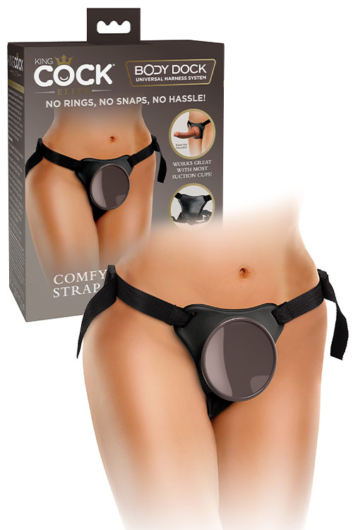 King Cock Elite Comfy Body Dock Strap On Harness