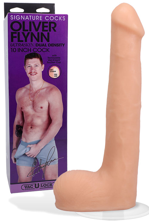 Signature Cocks Oliver Flynn 10" Realistic Dildo with Suction Cup