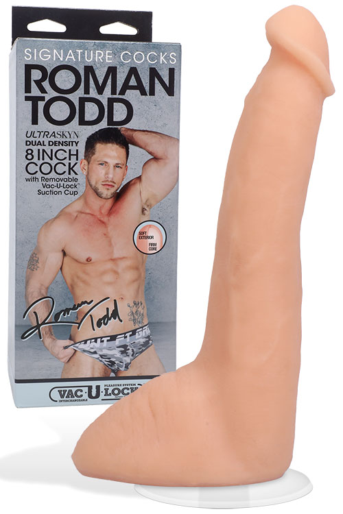 Signature Cocks Roman Todd 8" Realistic Dildo with Suction Cup