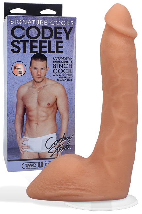 Signature Cocks Codey Steele 8" Realistic Dildo with Suction Cup