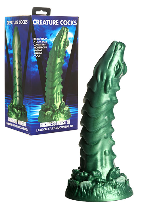 Cockness Monster 8.1" Lake Creature Silicone Dildo