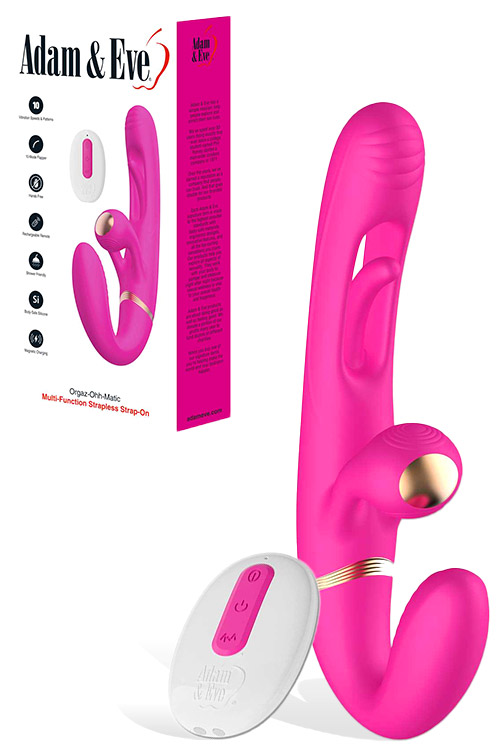 Orgaz Ohh Matic 9.25" Multi Function Strapless Strap On with Remote Control