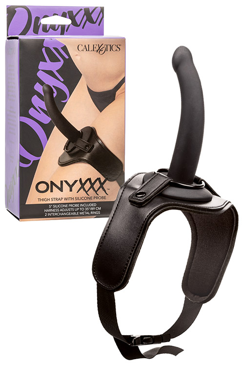 Onyxxx Thigh Strap with 5" Silicone Probe