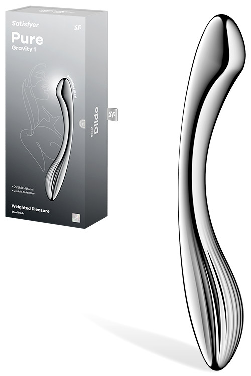Pure Gravity 1 Weighted 8.6" Stainless Steel Dildo