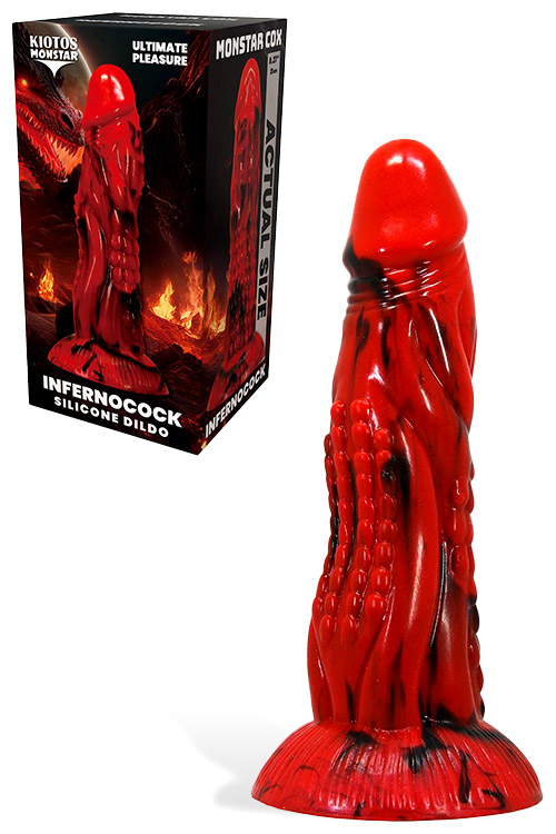 InfernoCock 8.3" Silicone Dildo