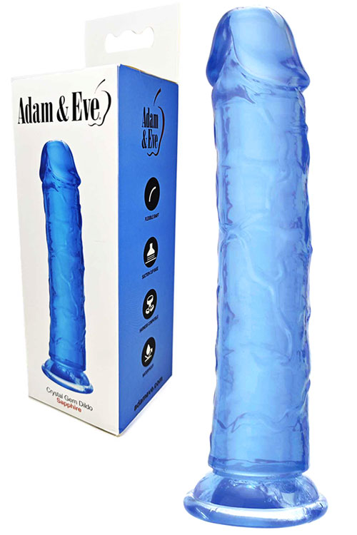 Crystal Gem 7.8" Suction Cup Dildo