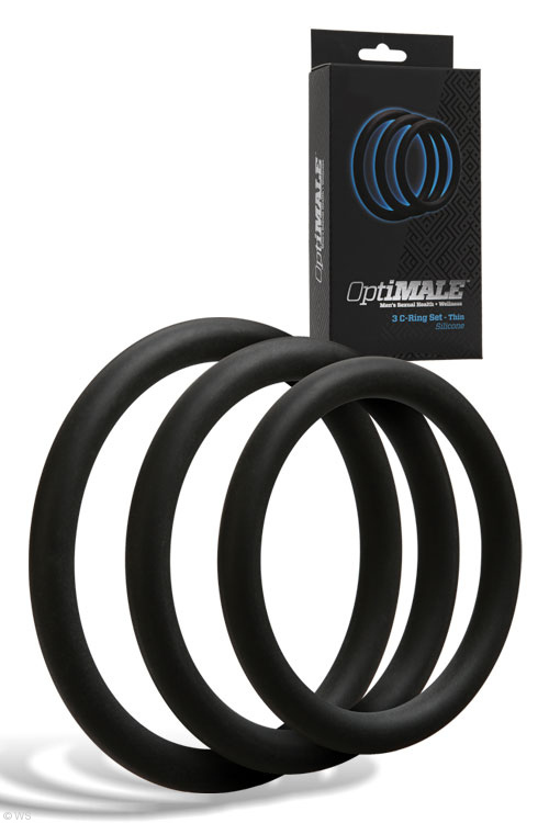 3 Thin Cock Ring Set