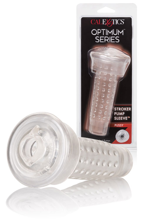 Stretchy Rubber Penis Pump Sleeve Pussy Entrance